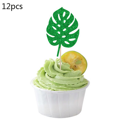 1 set Flamingo Cake Cupcake Topper Ziua Nașterii Nunta Decoratiuni Tort Flamingo Topper Hawaii Beach Decor Party