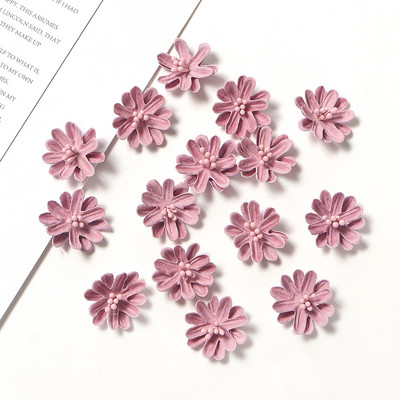 Mini mākslīgie ziedi, margrietiņas galvas kāzas, mājas dekori, izgatavoti apģērbi, galvassegas, rokdarbi Aksesuāri Ziemassvētku ballītes noformējums, zieds