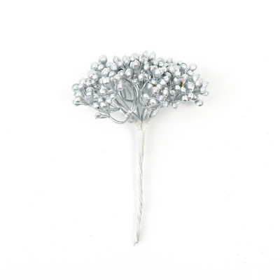 6 gab Mākslīgie ziedi Viltus augi Zāle mājas istabas dekorēšanai Kāzu dekorēšana DIY Garland Scrapbooking Rokdarbu piederumi