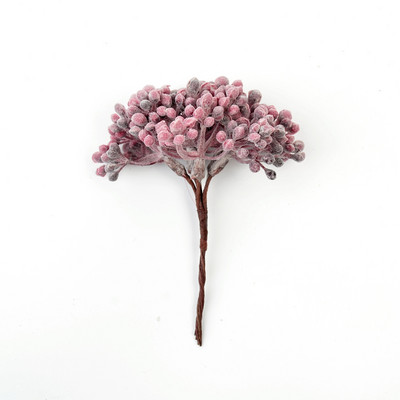 6 gab Mākslīgie ziedi Viltus augi Zāle mājas istabas dekorēšanai Kāzu dekorēšana DIY Garland Scrapbooking Rokdarbu piederumi