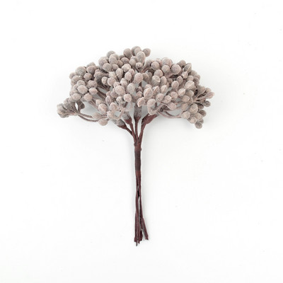 6 gab Mākslīgie ziedi Viltus augi Zāle mājas istabas dekorēšanai Kāzu dekorēšana DIY Garland Scrapbooking Rokdarbu piederumi