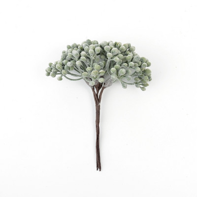 6 gab Mākslīgie ziedi Viltus augi Zāle mājas istabas dekorēšanai Kāzu dekorēšana DIY Garland Scrapbooking Rokdarbu piederumi