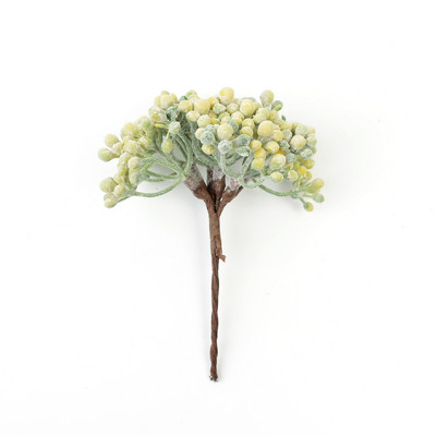 6 gab Mākslīgie ziedi Viltus augi Zāle mājas istabas dekorēšanai Kāzu dekorēšana DIY Garland Scrapbooking Rokdarbu piederumi