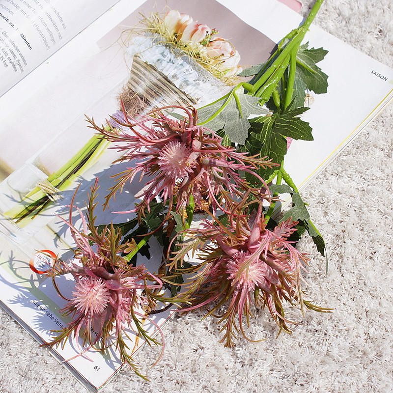 Īsta izskata ogu augļu zars Mākslīgie ziedi kāzu dekorēšanai plastmasas viltus ziedu fleur artificielle Ziemassvētku rudens dekors