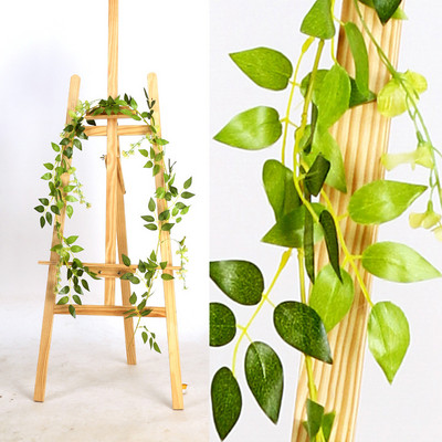 1,8 mln. Visterija Dirbtinės gėlės Vynmedžių girlianda Vestuvių arkos puošmena Netikri augalai Lapai Rattan Galiniai Dirbtinės Gėlės Gebenės Siena