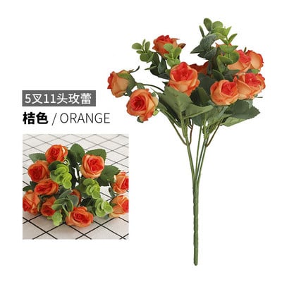 Frumoși trandafiri de hortensie Flori artificiale pentru decorațiuni de nuntă acasă Buchet de toamnă de înaltă calitate Mousse Bujor Floare falsă