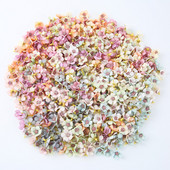 100 db 2 cm-es hamis százszorszép virágfejek Mini selyem művirágok koszorúzáshoz Scrapbooking Otthoni esküvő Valentin-napi dekorációk