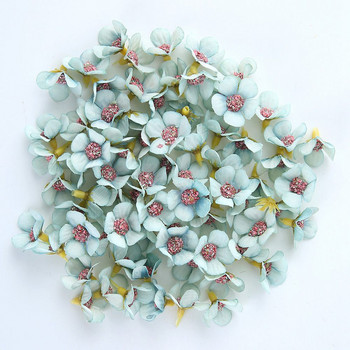 100 τμχ 2 εκ. Ψεύτικες κεφαλές λουλουδιών μαργαρίτας Μίνι μεταξωτά τεχνητά λουλούδια για στεφάνι Scrapbooking Διακοσμήσεις για την Ημέρα του Αγίου Βαλεντίνου