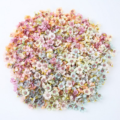 100 db 2 cm-es hamis százszorszép virágfejek Mini selyem művirágok koszorúzáshoz Scrapbooking Otthoni esküvő Valentin-napi dekorációk