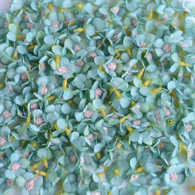 100 db 2 cm-es hamis százszorszép virágfejek Mini selyem művirágok koszorúzáshoz Scrapbooking Otthoni esküvő Valentin-napi dekorációk