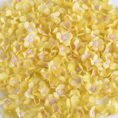 100 db 2 cm-es hamis százszorszép virágfejek Mini selyem művirágok koszorúzáshoz Scrapbooking Otthoni esküvő Valentin-napi dekorációk