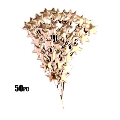 50 de bucăți colorate pentru tort, coroană, stea, inimă, pentru cupcake, suplimente pentru petreceri de la mulți ani, decorațiuni pentru baby shower, petrecere de nuntă