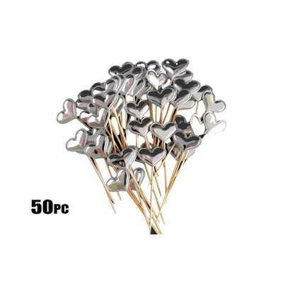 50 de bucăți colorate pentru tort, coroană, stea, inimă, pentru cupcake, suplimente pentru petreceri de la mulți ani, decorațiuni pentru baby shower, petrecere de nuntă