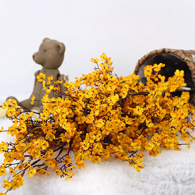 Flori de cireș Flori artificiale Respirația bebelușului Gypsophila Flori false DIY Decorare nuntă Buchet de acasă Ramă de flori artificiale