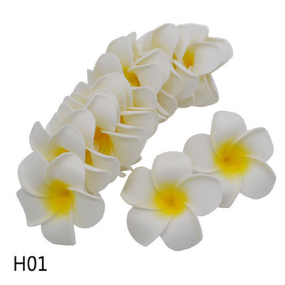 30 buc 5/6/7/8/9cm PE spumă flori de plumeria bricolaj coroană artificială coroană ouă frangipani capete de flori decor hawaian de nuntă