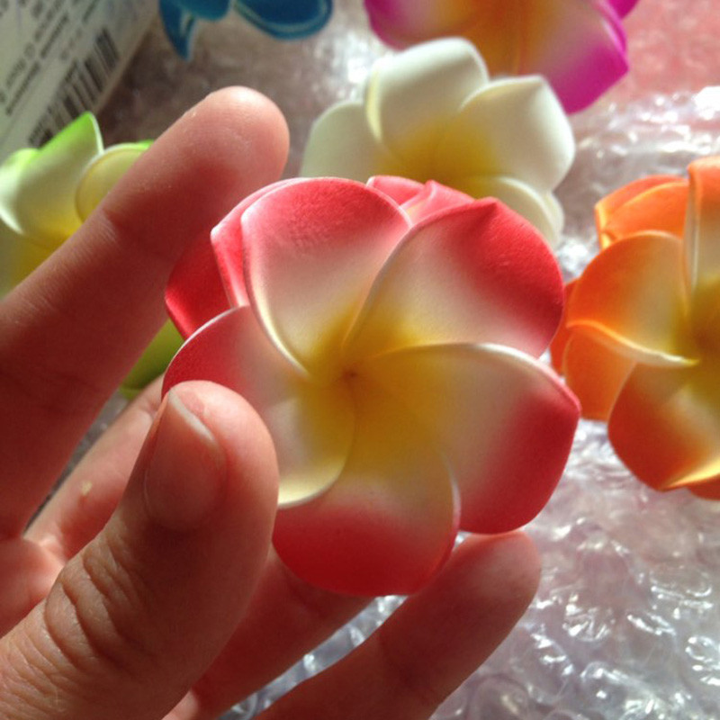 30 buc 5/6/7/8/9cm PE spumă flori de plumeria bricolaj coroană artificială coroană ouă frangipani capete de flori decor hawaian de nuntă