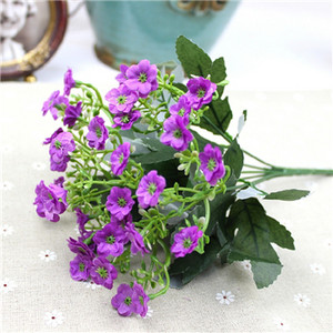 Jauns Hot Vivid Miraflor 36 galvas Mākslīgais Viltus margrietiņas Zieds Mājas Viesnīcas Numurs Kāzu kāzu zieds zīds Orhideja Hortenzijas dekors