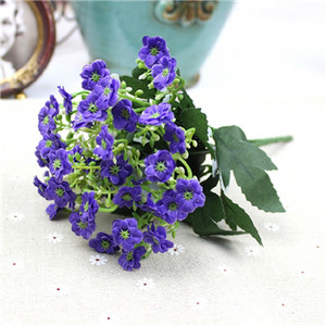 Jauns Hot Vivid Miraflor 36 galvas Mākslīgais Viltus margrietiņas Zieds Mājas Viesnīcas Numurs Kāzu kāzu zieds zīds Orhideja Hortenzijas dekors