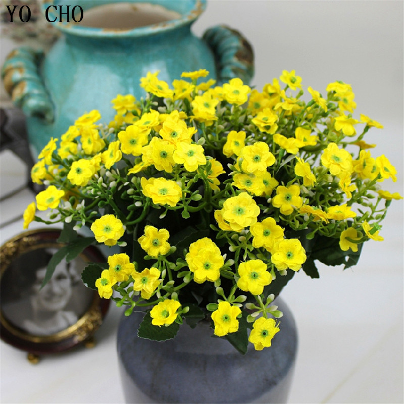 Jauns Hot Vivid Miraflor 36 galvas Mākslīgais Viltus margrietiņas Zieds Mājas Viesnīcas Numurs Kāzu kāzu zieds zīds Orhideja Hortenzijas dekors