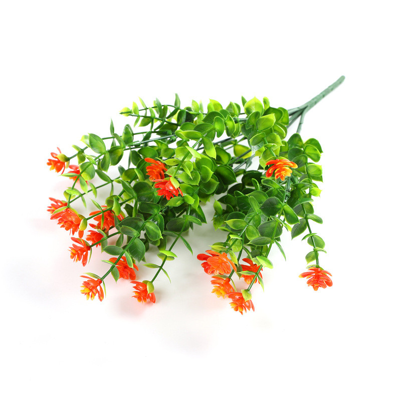 Ψεύτικα τεχνητά λουλούδια εξωτερικού χώρου για διακόσμηση Ανθεκτικά στην υπεριώδη ακτινοβολία No Fade Faux Πλαστικά φυτά Παράθυρο βεράντας κήπου Τραπέζι γραφείου κουζίνας