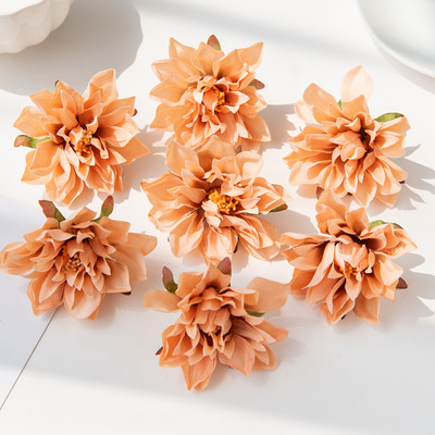 20 db Művirágok Selyem Gerbera Porzó Szilveszter dekoráció Otthon Esküvői Kert Rózsaív Karácsonyi Garland Bross