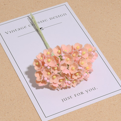 1 kamp\8tk Mini paberist roosist võltslillede kimp Pulmakaunistus Kunstlilled DIY Scrapbooking Garlandi pärja lilled