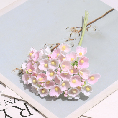 1 kamp\8tk Mini paberist roosist võltslillede kimp Pulmakaunistus Kunstlilled DIY Scrapbooking Garlandi pärja lilled