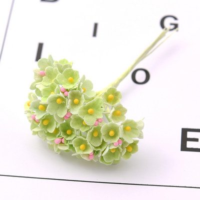 1 kamp\8tk Mini paberist roosist võltslillede kimp Pulmakaunistus Kunstlilled DIY Scrapbooking Garlandi pärja lilled