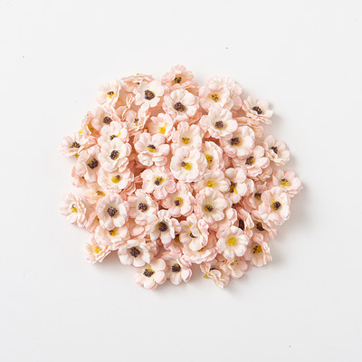 100 vienetų kalėdinės 3 cm margainės gėlės galvutės dirbtinės gėlės vestuvių vakarėlis Kalėdinis namų dekoravimas amatas netikrų gėlių dekoras