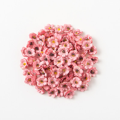 100 vienetų kalėdinės 3 cm margainės gėlės galvutės dirbtinės gėlės vestuvių vakarėlis Kalėdinis namų dekoravimas amatas netikrų gėlių dekoras