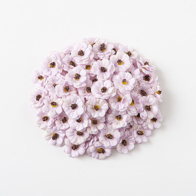 100 vienetų kalėdinės 3 cm margainės gėlės galvutės dirbtinės gėlės vestuvių vakarėlis Kalėdinis namų dekoravimas amatas netikrų gėlių dekoras