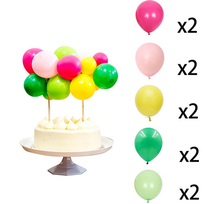 1 pakk 5-tollise õhupalliga koogipealse pilvekujulise konfeti õhupalliga koogi pealispallid sünnipäevaks beebiõhtu pulmakaunistuseks