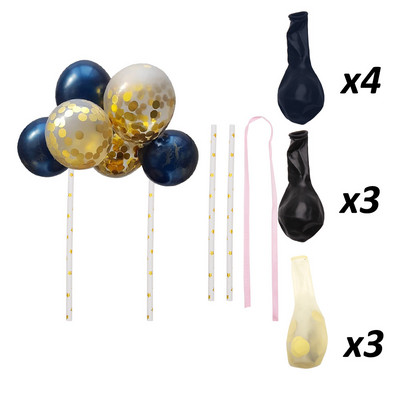 1 pakk 5-tollise õhupalliga koogipealse pilvekujulise konfeti õhupalliga koogi pealispallid sünnipäevaks beebiõhtu pulmakaunistuseks