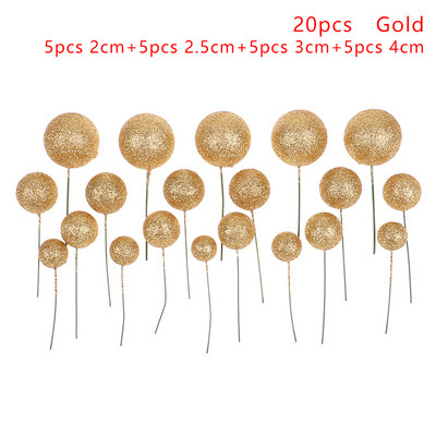 20 gb. mirdzošās bumbiņas, dekors jaukta izmēra krāsaini baloni, kēksu kūka dzimšanas dienas ballīte kāzu deserta kūkas dekorēšana