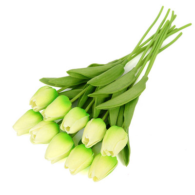 5/10 τμχ Tulips Artificial Flower PU Real Touch Tulip Bouquet Fake Flower for Home Gift Wedding Decorative Flower 21 Color Avail