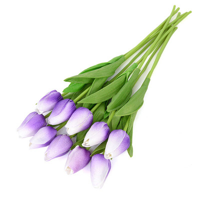 5/10 τμχ Tulips Artificial Flower PU Real Touch Tulip Bouquet Fake Flower for Home Gift Wedding Decorative Flower 21 Color Avail