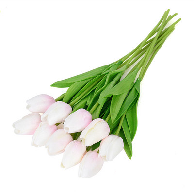 5/10 τμχ Tulips Artificial Flower PU Real Touch Tulip Bouquet Fake Flower for Home Gift Wedding Decorative Flower 21 Color Avail