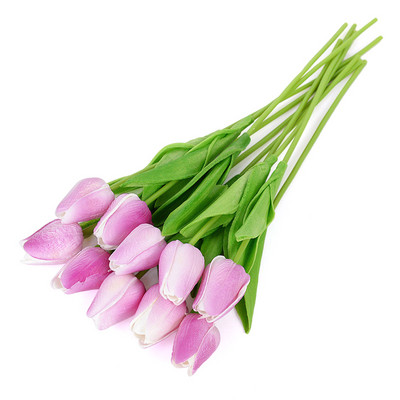5/10 τμχ Tulips Artificial Flower PU Real Touch Tulip Bouquet Fake Flower for Home Gift Wedding Decorative Flower 21 Color Avail