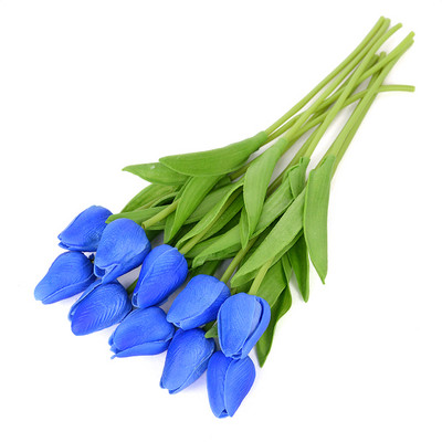 5/10 τμχ Tulips Artificial Flower PU Real Touch Tulip Bouquet Fake Flower for Home Gift Wedding Decorative Flower 21 Color Avail
