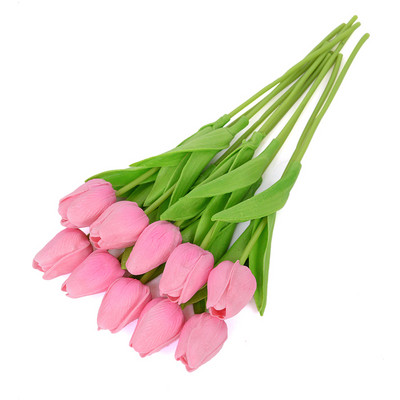 5/10 τμχ Tulips Artificial Flower PU Real Touch Tulip Bouquet Fake Flower for Home Gift Wedding Decorative Flower 21 Color Avail