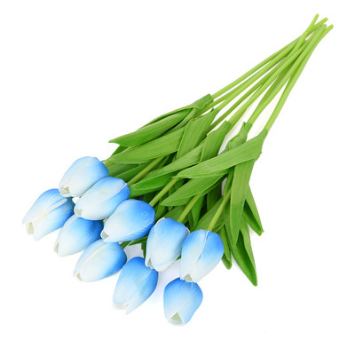 5/10 τμχ Tulips Artificial Flower PU Real Touch Tulip Bouquet Fake Flower for Home Gift Wedding Decorative Flower 21 Color Avail