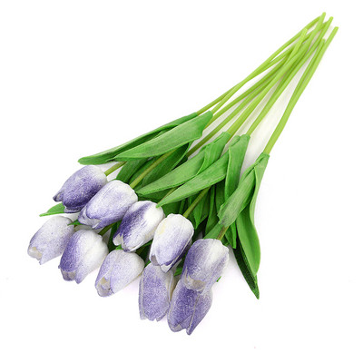 5/10 τμχ Tulips Artificial Flower PU Real Touch Tulip Bouquet Fake Flower for Home Gift Wedding Decorative Flower 21 Color Avail