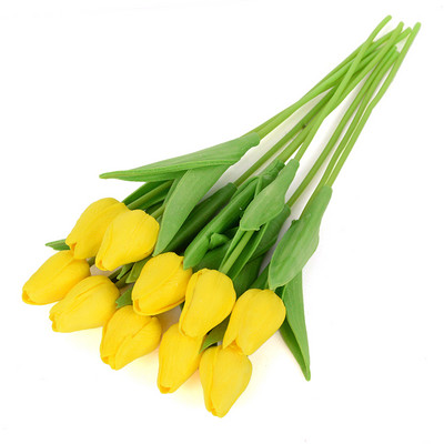 5/10 τμχ Tulips Artificial Flower PU Real Touch Tulip Bouquet Fake Flower for Home Gift Wedding Decorative Flower 21 Color Avail