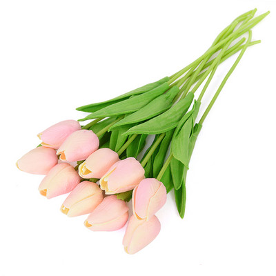5/10 τμχ Tulips Artificial Flower PU Real Touch Tulip Bouquet Fake Flower for Home Gift Wedding Decorative Flower 21 Color Avail