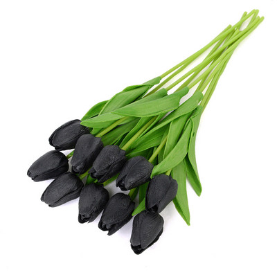 5/10 τμχ Tulips Artificial Flower PU Real Touch Tulip Bouquet Fake Flower for Home Gift Wedding Decorative Flower 21 Color Avail