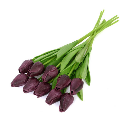 5/10 τμχ Tulips Artificial Flower PU Real Touch Tulip Bouquet Fake Flower for Home Gift Wedding Decorative Flower 21 Color Avail