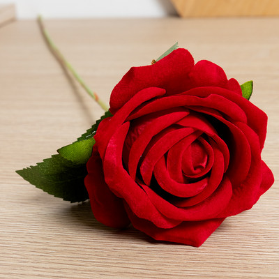 1 buc/5 buc flori artificiale romantice trandafir de mătase ramură lungă buchet nuntă coroană decor acasă flori false cadouri de Ziua Îndrăgostiților