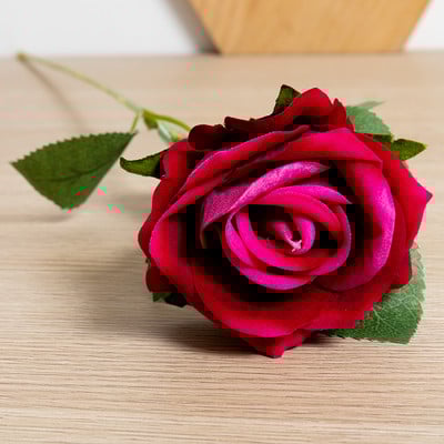 1 buc/5 buc flori artificiale romantice trandafir de mătase ramură lungă buchet nuntă coroană decor acasă flori false cadouri de Ziua Îndrăgostiților