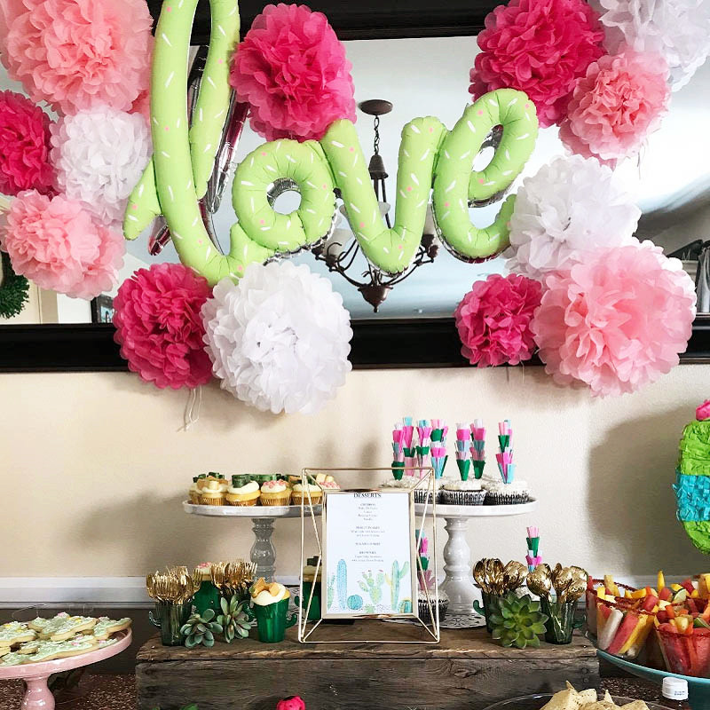 5 bucăți 6''-12'' pompoane din hârtie absorbantă pentru nuntă, flori decorative din hârtie, minge pentru baby shower, decorare pentru petrecerea de naștere, pompoane din hârtie