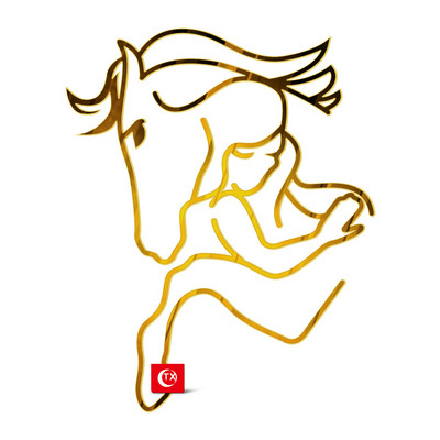 INS Абстрактни минималистични линии Торти за торти Златен акрил Балет Торта за торта за рожден ден за деца Декорации за торта за рожден ден